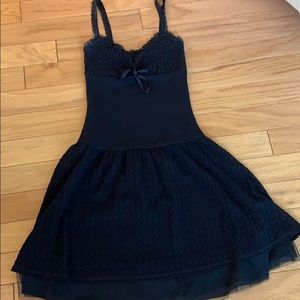 Free People Black Lace Dress